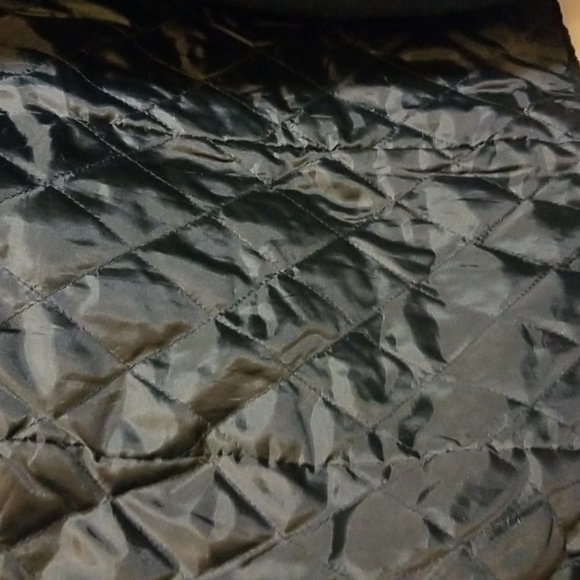 Womens Quilted Velvet Winter Dress Coat - Picture 9 of 13